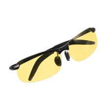 Anti Glare Night Driving Glasses for Men with Yellow Lenses for Motorcycle Riding and Enhanced Visibility