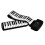 88 Keys Roll Up Piano with LED Display, Recording Function, Flexible Silicone, Travel Friendly 3