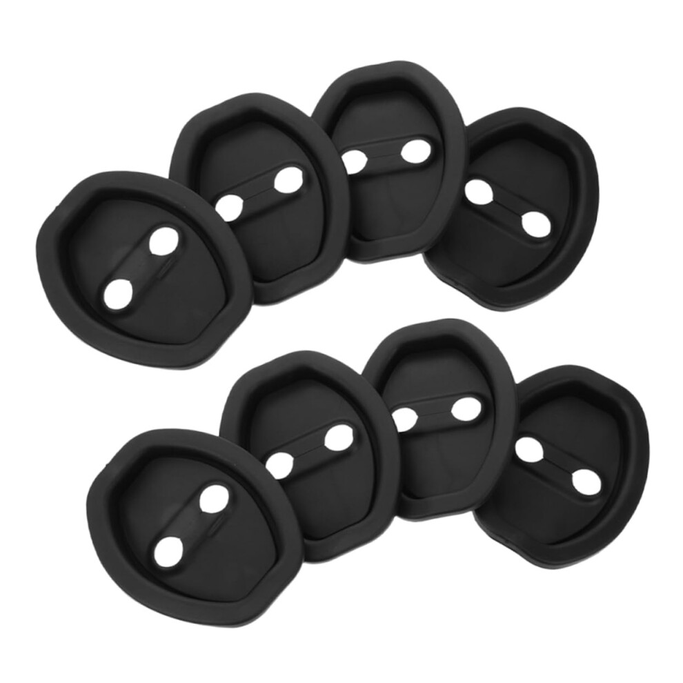 8Pcs Universal Silicone Car Door Lock Protectors With Shock Absorption And Scratch Protection 9070919874185