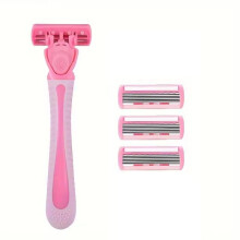 Women's Razor with Ergonomic Handle, UltraClose Shave, 3 Blade Refills, Manual Shaving Razor