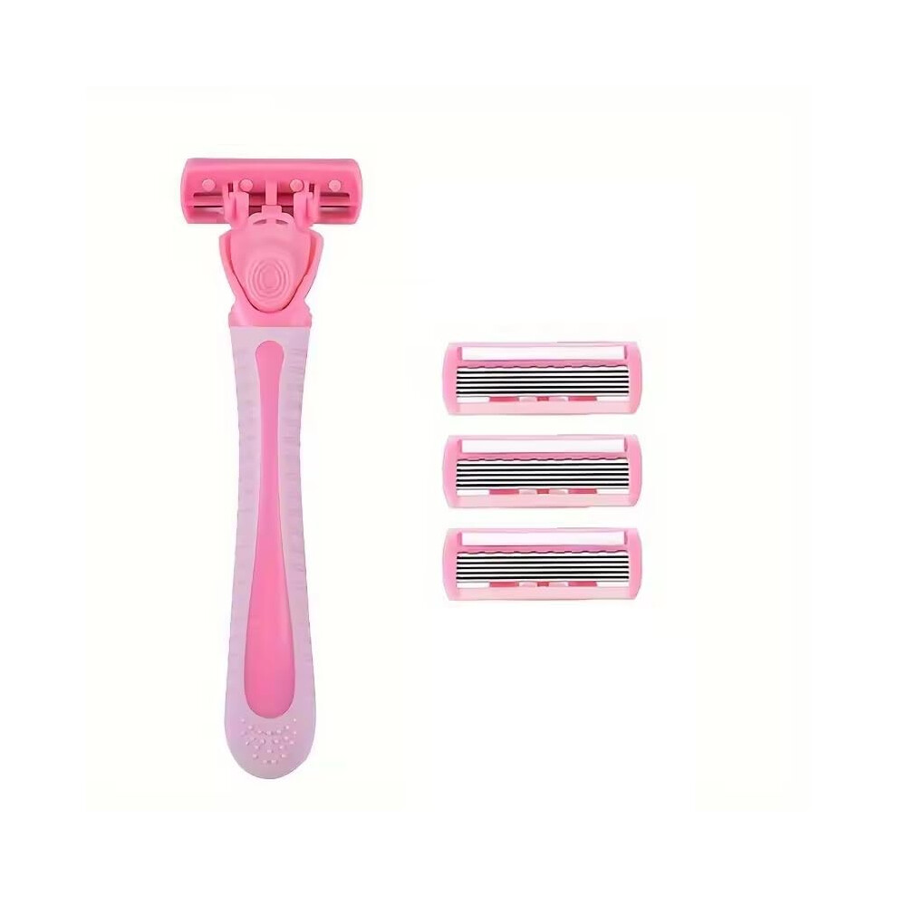Women's Razor with Ergonomic Handle, UltraClose Shave, 3 Blade Refills, Manual Shaving Razor