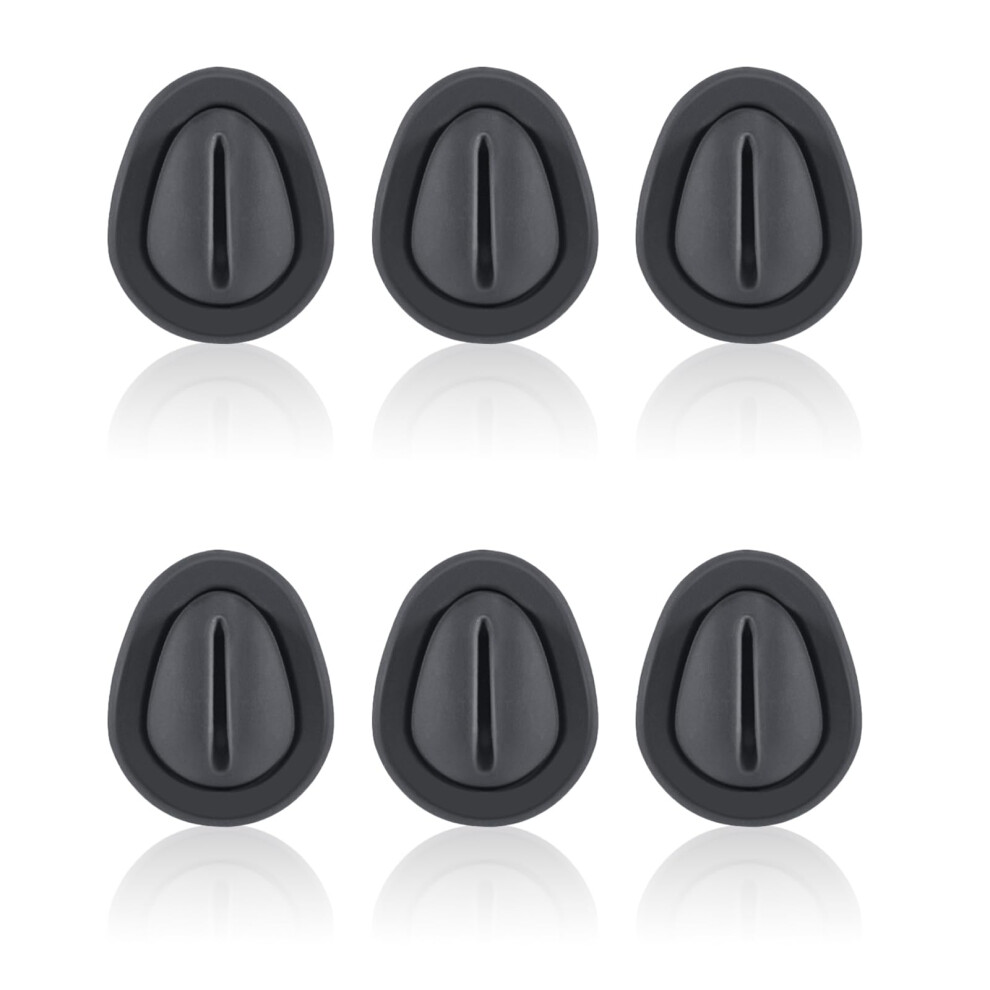 6Pcs Silicone Car Cup Holder Insert, Nonslip Shockabsorbing Selfadhesive Drink Stabilizer 9113335664333