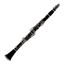 Clarinet for Beginners 17 Key B Flat ABS Body Student Clarinet Set with Durable Keys and Powerful Sound