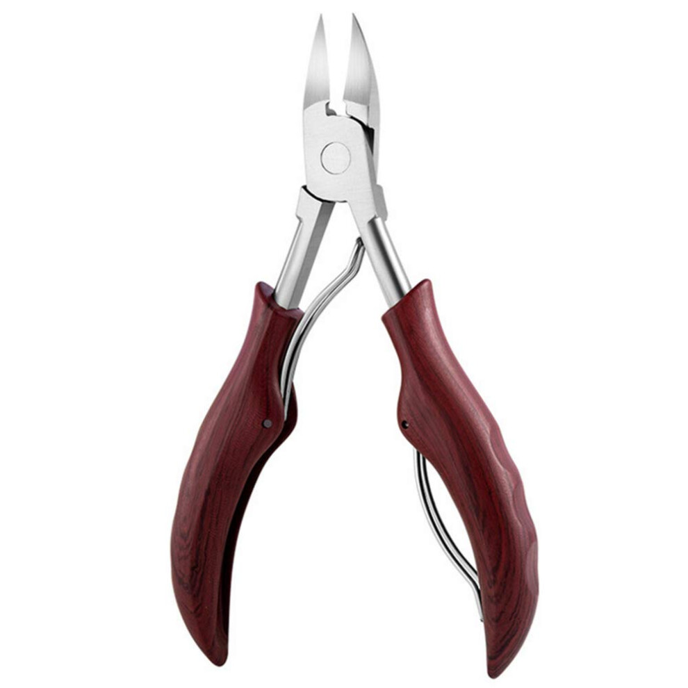 Toenail Clippers for Thick Nails, Professional Nail Nipper with Wide Jaw and Ergonomic Rubber Grip