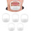 Beard Shaping Tool Set with 5 Sizes for Precise Trimming and Styling Template for Men 4