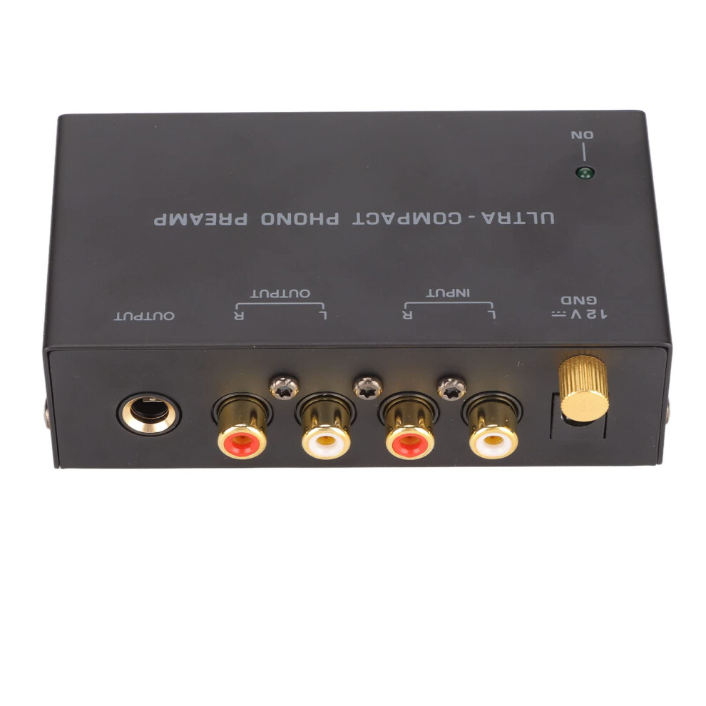 Phono Preamp With Gain Control, Low Noise Turntable Preamplifier For Vinyl Record Player 12V 9455672709101