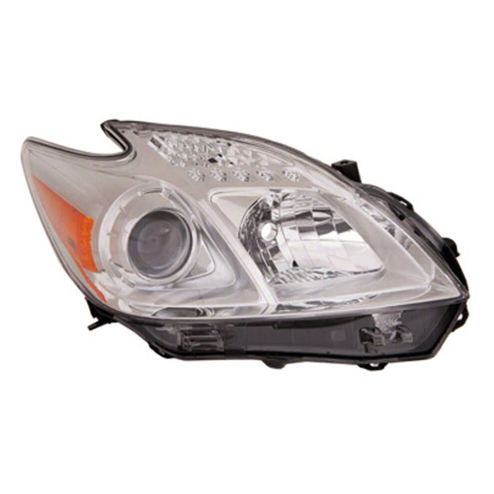 Headlight Assembly For Toyota Prius 20122015 Passenger Side Clear Lens Oem Fit Easy Installation 9455672709149