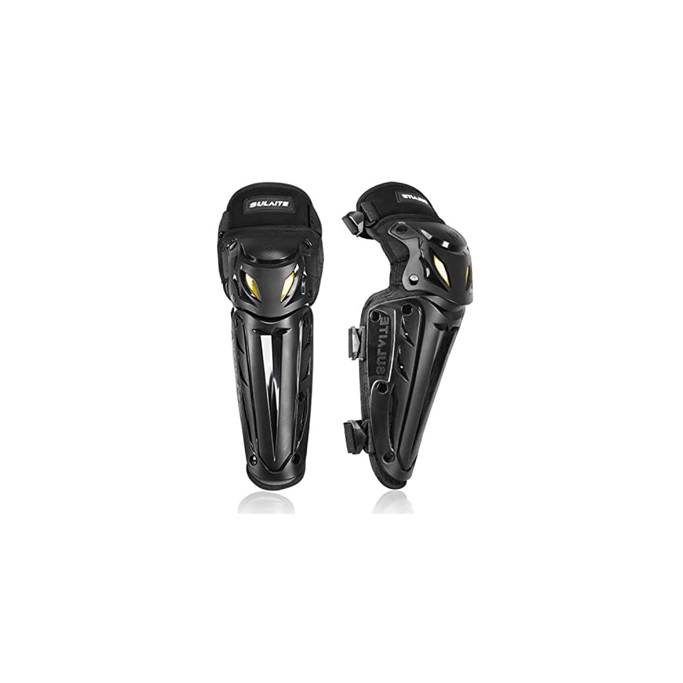 Motorcycle Knee Pads With Widened Shin Coverage, Impact Protection For Motocross And Mtb 9113335665125