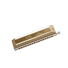 Chromatic Harmonica 16 Hole 64 Tone Key of C and 12 Hole 48 Tone Round Mouthpiece for Adults