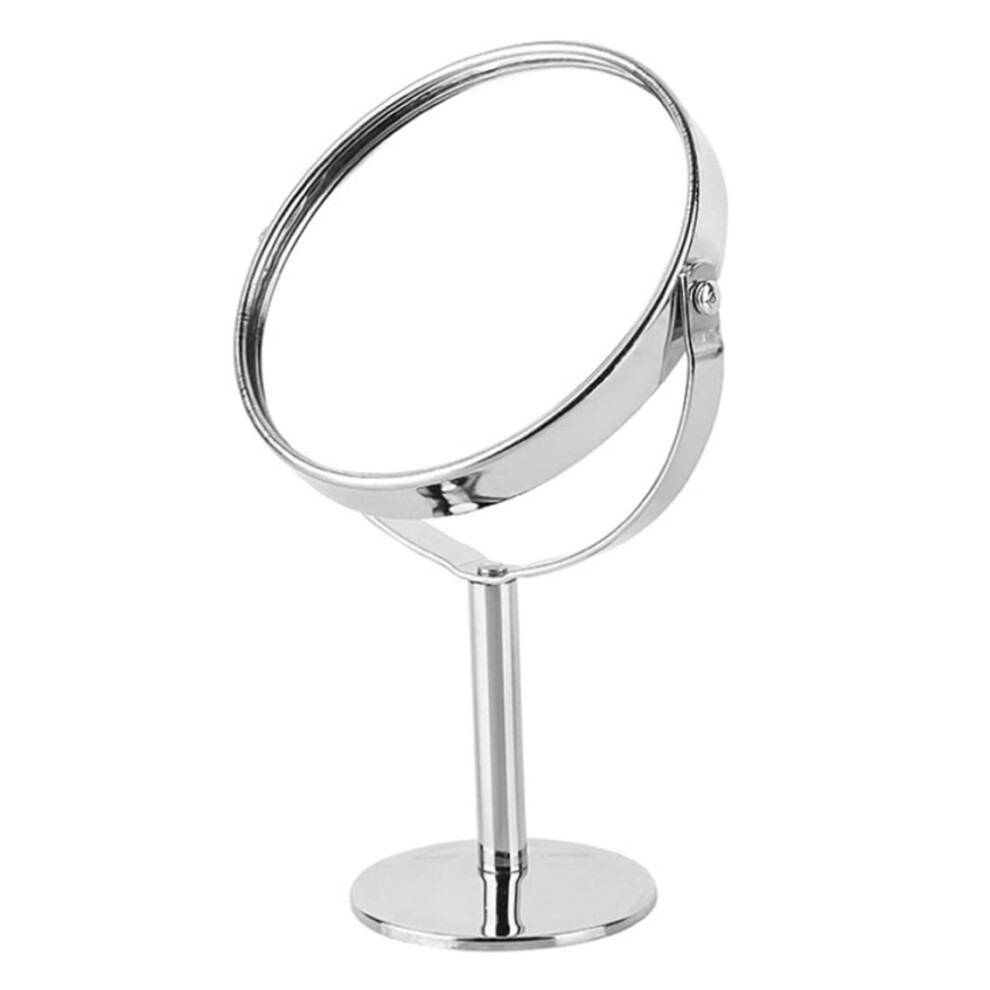 Vanity Mirror 2x Magnification TwoSided 360 Swivel Tabletop Makeup Mirror for Clear View