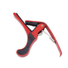 Guitar Capo Clamp Quick Change Zinc Alloy Red for Acoustic and Electric Guitars