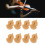 8 Pack Brown Rubber Violin Practice Mute Set with Adjustable Volume Control and Quick Bridge Fit 3