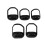 Beard Shaping Tool with Comb for Men, Goatee and Mustache Grooming Kit, Multiple Size Templates 1