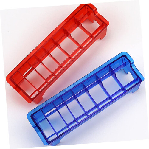 Barber Tool Organizer with Large Capacity for Combs Scissors Clipper Guard Holder Blue Random Style 1