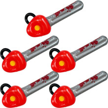 Halloween Inflatable Chainsaw Toy Set 5pcs PVC Scary Costume Prop for Halloween Party Decoration