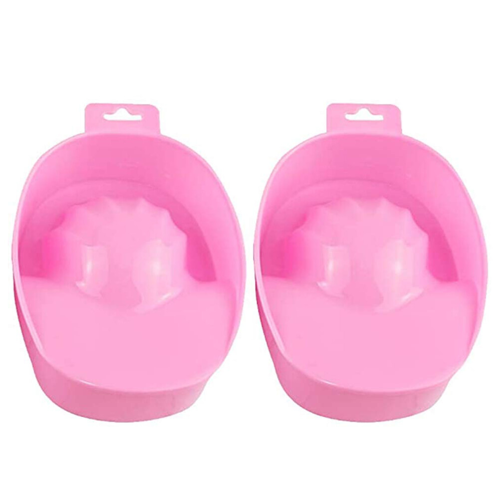 Manicure Soaking Bowl Set with FiveFinger Stability for Nail Removal and Cuticle Care