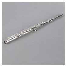 Silver Plated 16 Hole C Flute for Beginners and Adults with Ergonomic Keys and Bright Tone