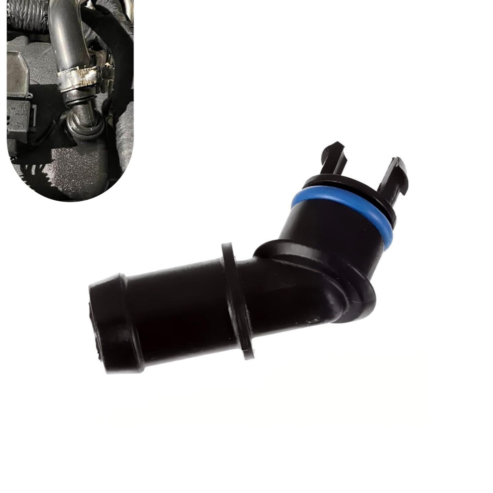 Pcv Valve Connector Temp Resistant Crankcase Ventilation Fitting 12578316 12681693 For Chevrolet Cadillac Buick Gmc Black 9070919876851