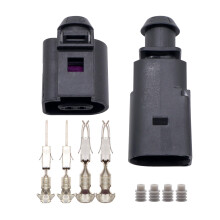 Automotive Connector Plug Kit for Audi VW Porsche, Secure Sensor Adapter Clip, Replaces 1J0973702