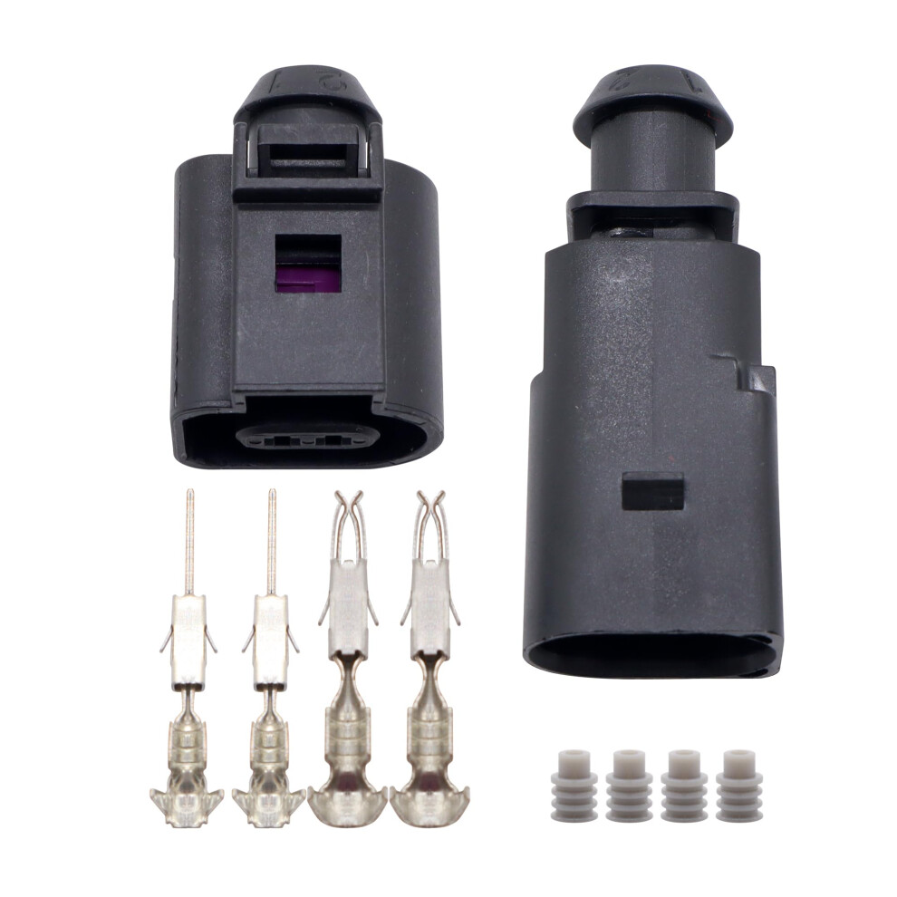 Automotive Connector Plug Kit For Audi Vw Porsche, Secure Sensor Adapter Clip, Replaces 1J0973702 9113335666511