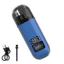 Nose Hair Trimmer and Ear Clipper Rechargeable Waterproof with LCD Display Low Noise Precision Cutting