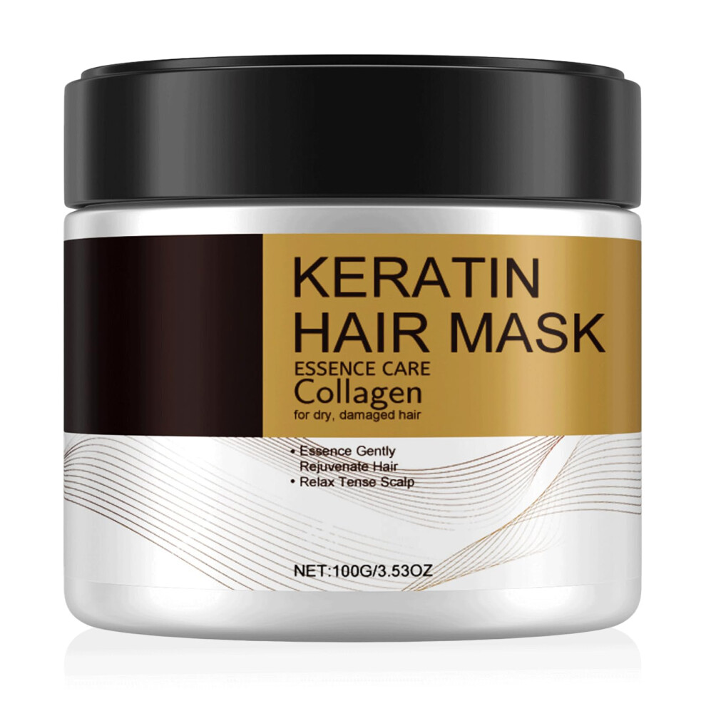 Collagen Hair Mask Deep Conditioning Treatment for Damaged Dry Hair with Hydration and