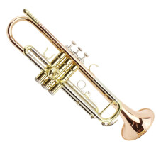 Beginner Yellow Brass BFlat Trumpet with Bright Focused Tone and Smooth Valve Action