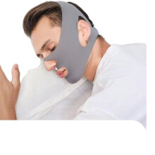 Face Slimming Strap Double Chin Reducer with Adjustable VShape Jawline Lift, Breathable Mesh for Sleeping, Reusable Strap