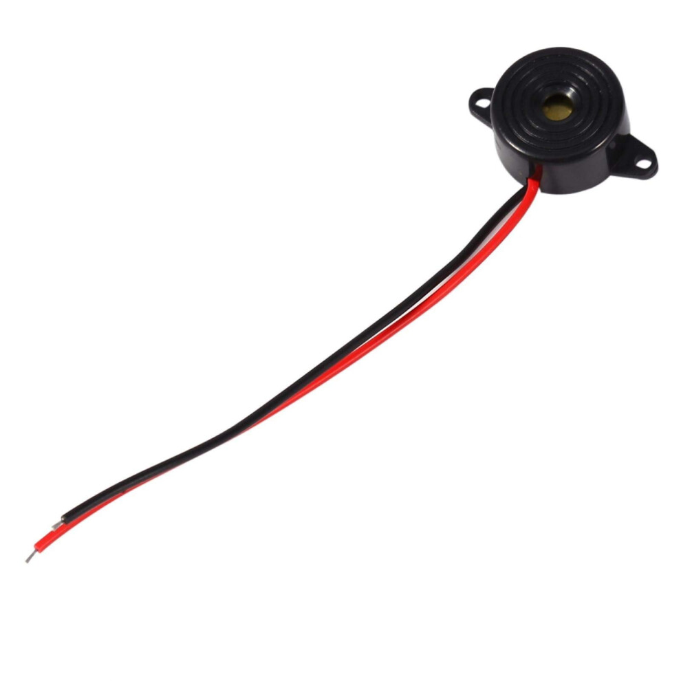 Piezoelectric Buzzer Continuous Tone 324V Electronic Alarm Sounder With 100Mm Cable 9053599045175