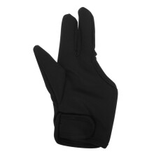Heat Resistant Hair Styling Glove with ThreeFinger Strap for Curling Iron and Barber Use Black Right Hand