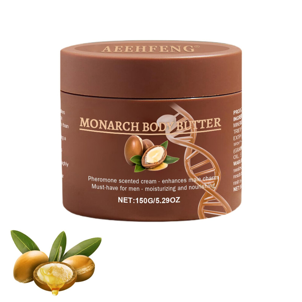 Men's Body Butter 150g Cologne Scent, Deep Hydration and LongLasting Fragrance for Dry Skin