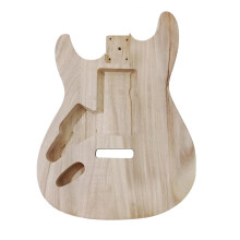 Unfinished Maple Electric Guitar Body for PB Bass, Predrilled DIY Replacement, Custom Build Ready