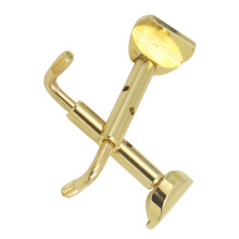2pcs Golden Violin Chinrest Screws Clamp Replacement Kit for Secure Mounting and Precise Adjustment