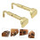 2pcs Golden Violin Chinrest Screws Clamp Replacement Kit for Secure Mounting and Precise Adjustment 4