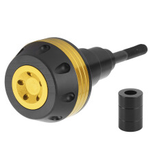 Universal CNC Aluminum Motorcycle Frame Slider Crash Protector with Durable Collision Protection Gold