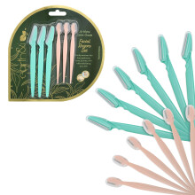 Face Razor for Women 12 Pack with Dual Size Precision Blades for Peach Fuzz and Brow Shaping