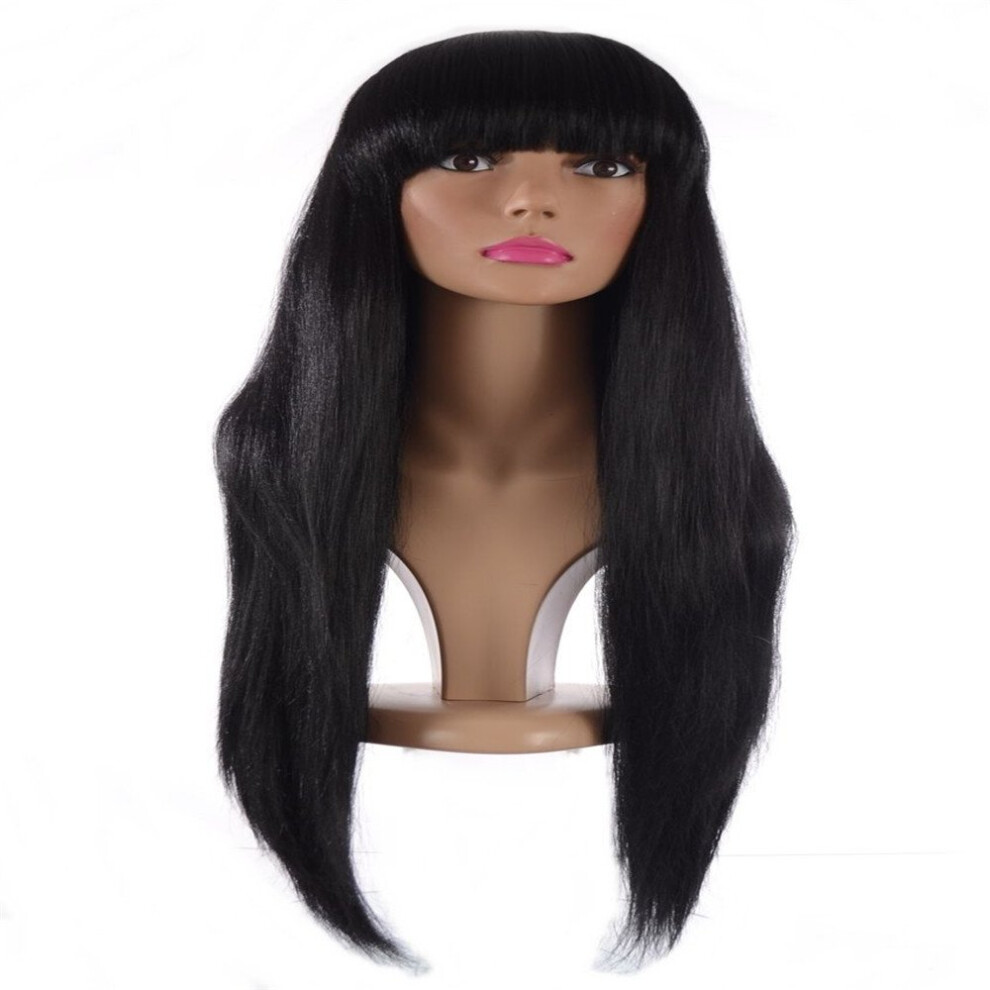 Unisex Virgin Remy Human Hair Full Lace Wig Glueless Brazilian Straight With Baby Hair Natural Hairline