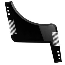 Beard Styling Comb Kit with Brush for Men, Sideburns Template, Ergonomic Easy Clean Design, 2 PCS