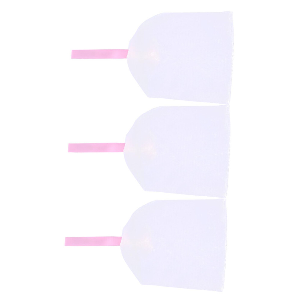 3Pcs Exfoliating Soap Saver Bags with Foaming Mesh, Reusable Hanging Pouches for Shower and Bath