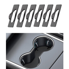 Car Cup Holder Insert with Adhesive, AntiSlip Drink Stabilizer for Most Vehicles, 6PCS