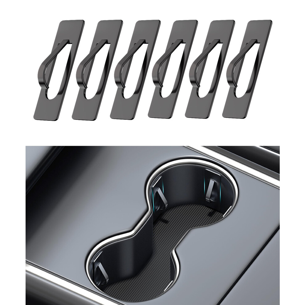 Car Cup Holder Insert With Adhesive, Antislip Drink Stabilizer For Most Vehicles, 6Pcs 9113335667389