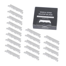 300 Pcs Stainless Steel Straight Razor Blades for Precision Beard Shaping and Barbershop Shaving
