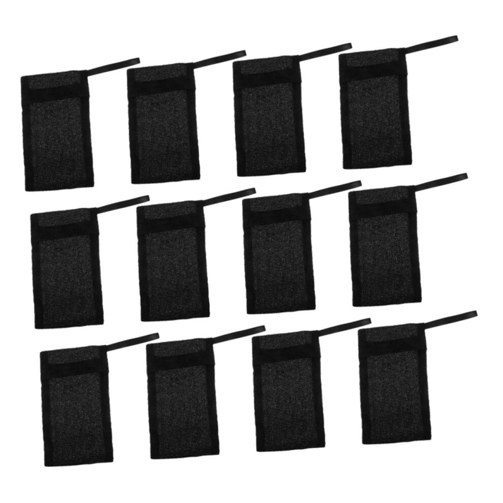 10pcs Exfoliating Soap Saver Bag with Drawstring, Mesh Foaming Pouch for Shower and Bath