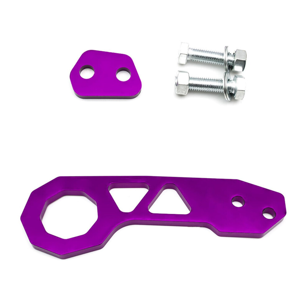 Heavy Duty Aluminum Alloy Car Tow Strap With Rear Bumper Tow Hook For Emergency Recovery 9113335667839