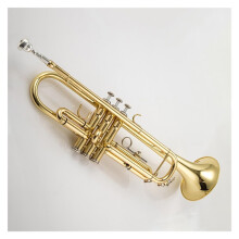 Bb Trumpet for Beginners Silver Plated Brass with Smooth Valve Action and Rich Resonant Tone