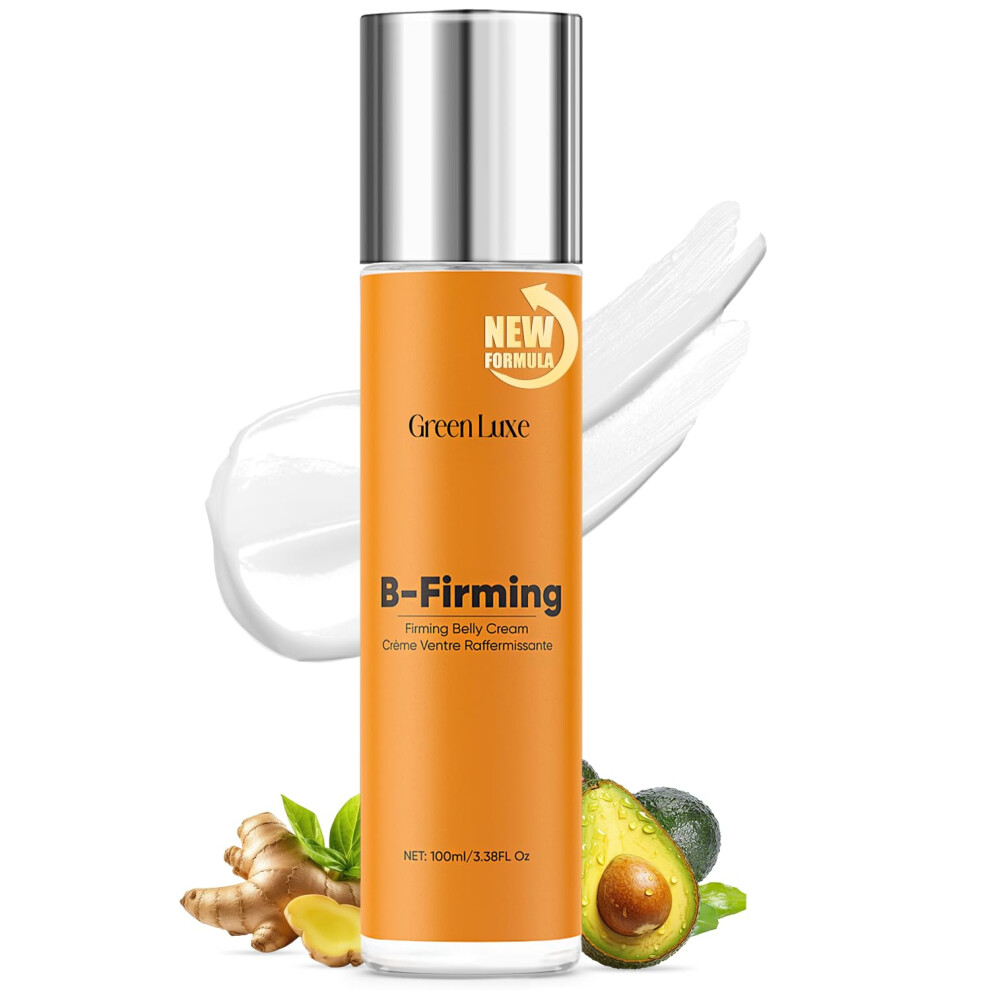 Skin Tightening and Belly Firming Cream for Stretch Marks and Cellulite Removal, 3.38 fl oz