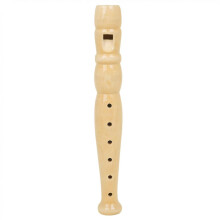 Soprano Recorder 6 Hole Wooden Instrument for Beginners and Children with Bright Piercing Tone
