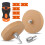 2pcs Car Decal Remover Rubber Eraser Wheel for Drill with Scraper and Adapters, Surface Safe 1