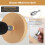 2pcs Car Decal Remover Rubber Eraser Wheel for Drill with Scraper and Adapters, Surface Safe 2