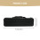 Flute Case Waterproof Oxford Cloth Lightweight Bag with Adjustable Shoulder Strap for Instruments 2